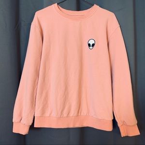 Pink Alien Sweater